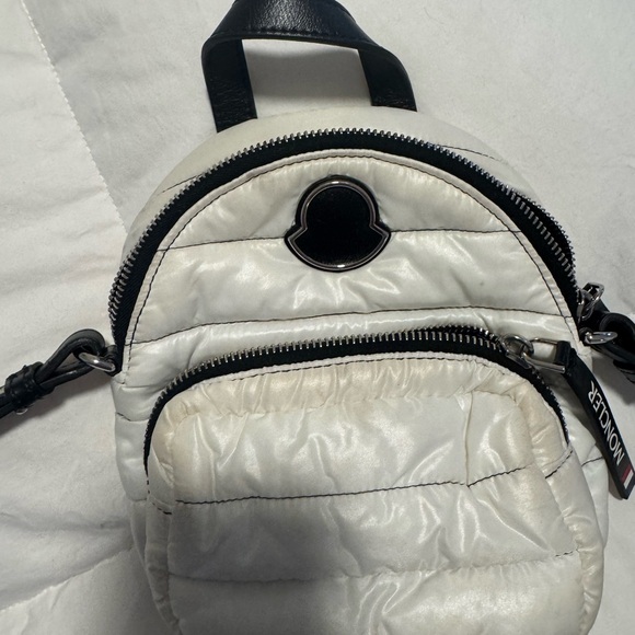 Moncler White Quilted Women´s Backpack